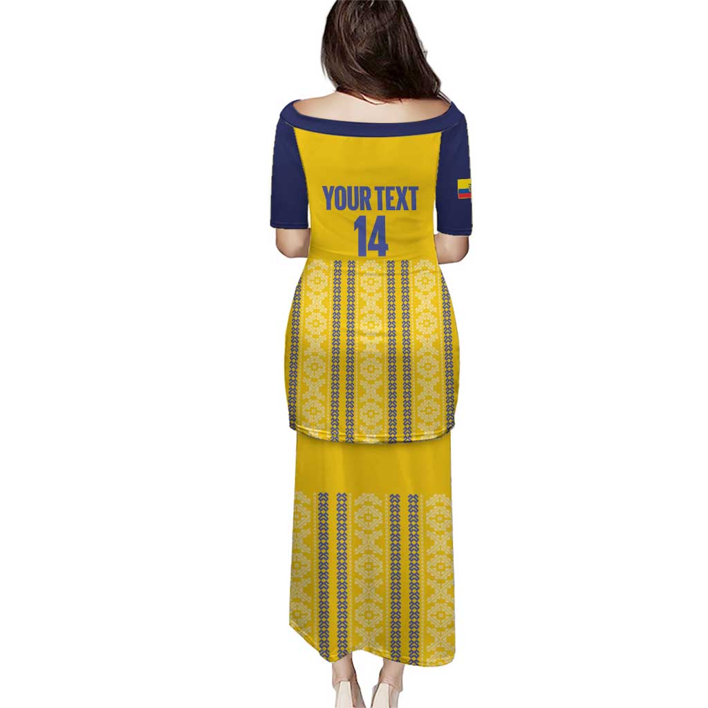 Custom Ecuador Football Puletasi 2025 Come On La Tricolor - Wonder Print Shop