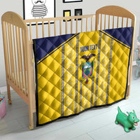 Custom Ecuador Football Quilt 2025 Come On La Tricolor - Wonder Print Shop