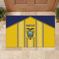 Custom Ecuador Football Rubber Doormat 2025 Come On La Tricolor - Wonder Print Shop