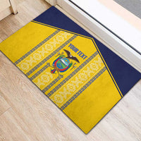 Custom Ecuador Football Rubber Doormat 2025 Come On La Tricolor - Wonder Print Shop