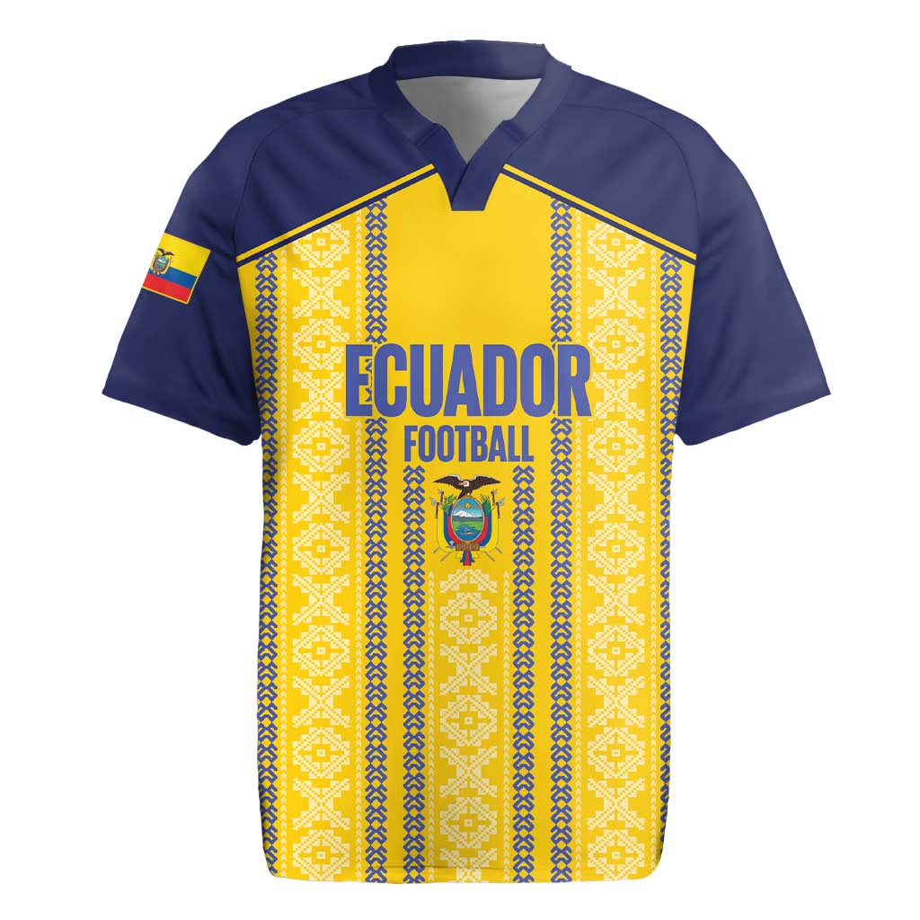 Custom Ecuador Football Rugby Jersey 2025 Come On La Tricolor - Wonder Print Shop