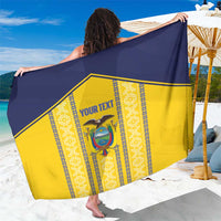 Custom Ecuador Football Sarong 2025 Come On La Tricolor - Wonder Print Shop