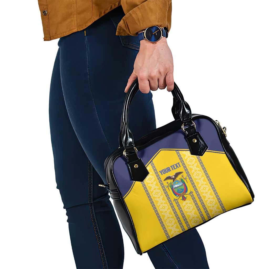 Custom Ecuador Football Shoulder Handbag 2025 Come On La Tricolor - Wonder Print Shop