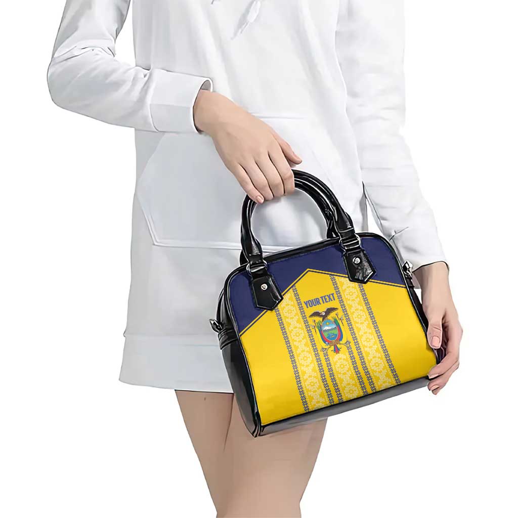 Custom Ecuador Football Shoulder Handbag 2025 Come On La Tricolor - Wonder Print Shop