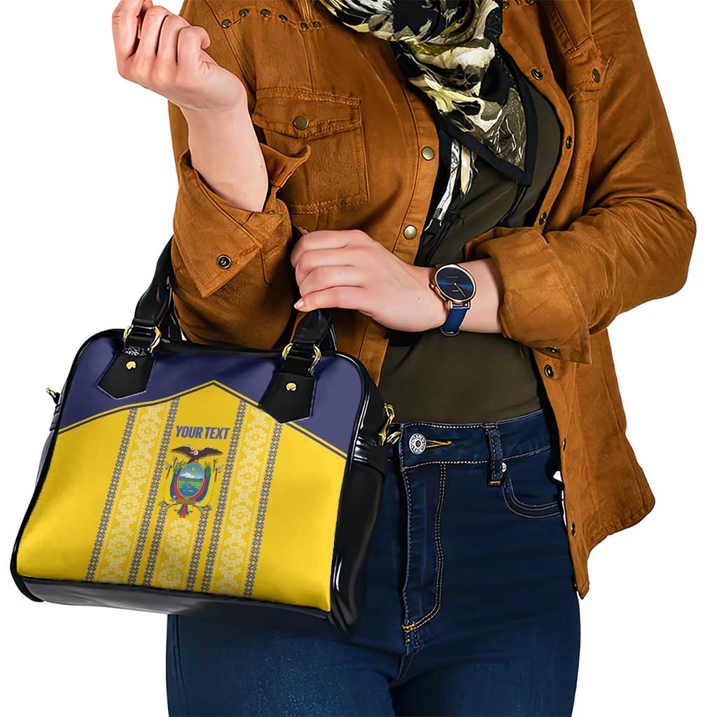 Custom Ecuador Football Shoulder Handbag 2025 Come On La Tricolor - Wonder Print Shop