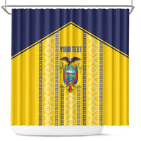 Custom Ecuador Football Shower Curtain 2025 Come On La Tricolor - Wonder Print Shop