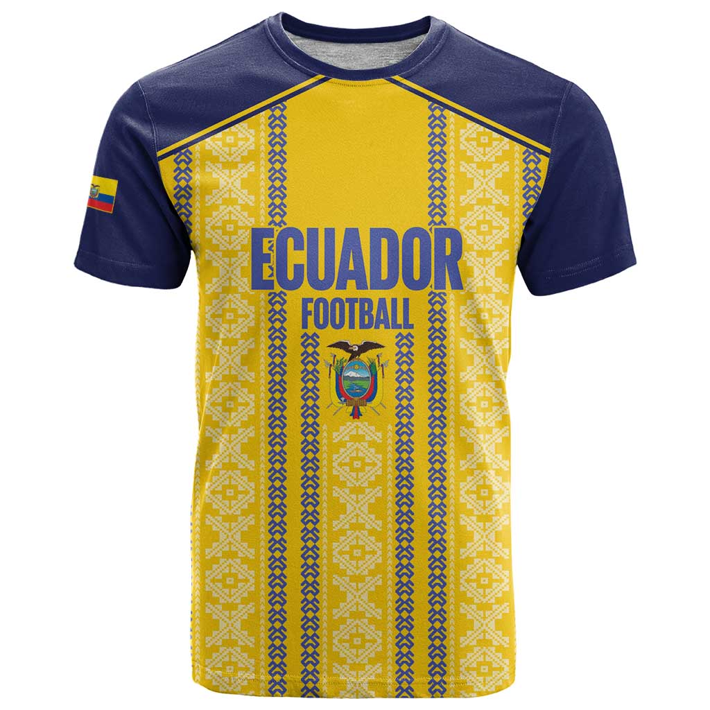 Custom Ecuador Football T Shirt 2025 Come On La Tricolor - Wonder Print Shop