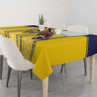 Custom Ecuador Football Tablecloth 2025 Come On La Tricolor - Wonder Print Shop