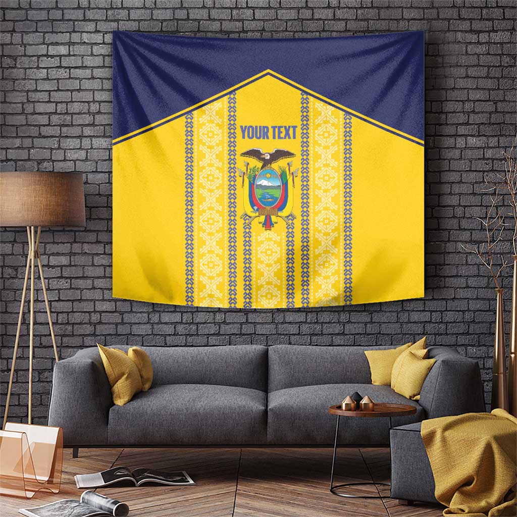 Custom Ecuador Football Tapestry 2025 Come On La Tricolor - Wonder Print Shop