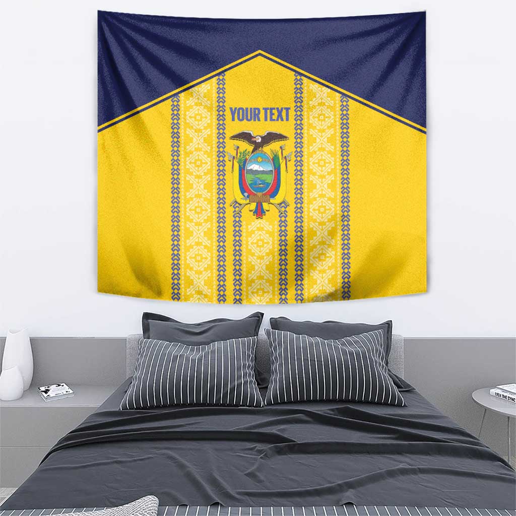 Custom Ecuador Football Tapestry 2025 Come On La Tricolor - Wonder Print Shop