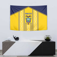 Custom Ecuador Football Tapestry 2025 Come On La Tricolor - Wonder Print Shop