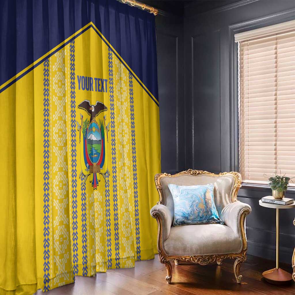 Custom Ecuador Football Window Curtain 2025 Come On La Tricolor - Wonder Print Shop