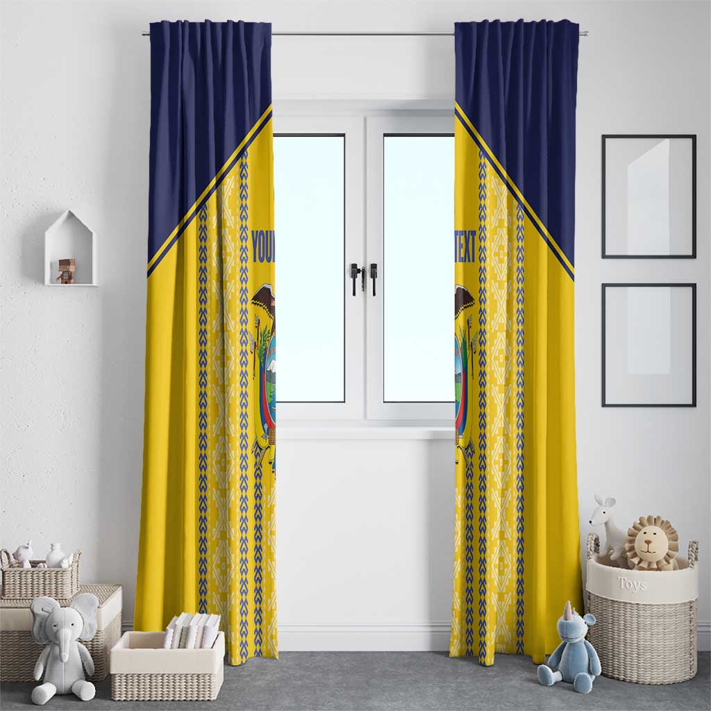 Custom Ecuador Football Window Curtain 2025 Come On La Tricolor - Wonder Print Shop