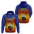 Eswatini Independence Day Hoodie Swaziland Nguni Shield Gradient African Pattern - Wonder Print Shop