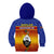 Eswatini Independence Day Kid Hoodie Swaziland Nguni Shield Gradient African Pattern - Wonder Print Shop