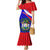 Personalised Belize Independence Day Mermaid Dress Coat Of Arms Curve Style - Wonder Print Shop