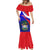 Personalised Belize Independence Day Mermaid Dress Coat Of Arms Curve Style - Wonder Print Shop