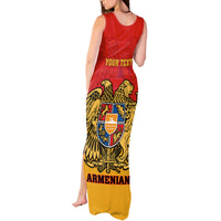 Personalised Armenia Independence Day Tank Maxi Dress Armenian Coat Of Arms 32st Anniversary - Wonder Print Shop