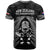 New Zealand Aotearoa Rugby T Shirt NZ Tiki With Maori Fern World Cup Black Version - Wonder Print Shop