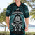 New Zealand Aotearoa Rugby Hawaiian Shirt NZ Tiki With Maori Fern World Cup Turquoise Version - Wonder Print Shop