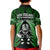 New Zealand Aotearoa Rugby Kid Polo Shirt NZ Tiki With Maori Fern World Cup Green Version - Wonder Print Shop