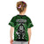 New Zealand Aotearoa Rugby Kid T Shirt NZ Tiki With Maori Fern World Cup Green Version - Wonder Print Shop
