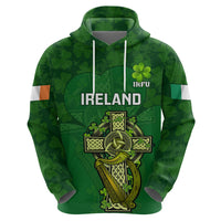Ireland Rugby Hoodie 2023 Word Cup Celtic Cross Go Champions Irish - Wonder Print Shop
