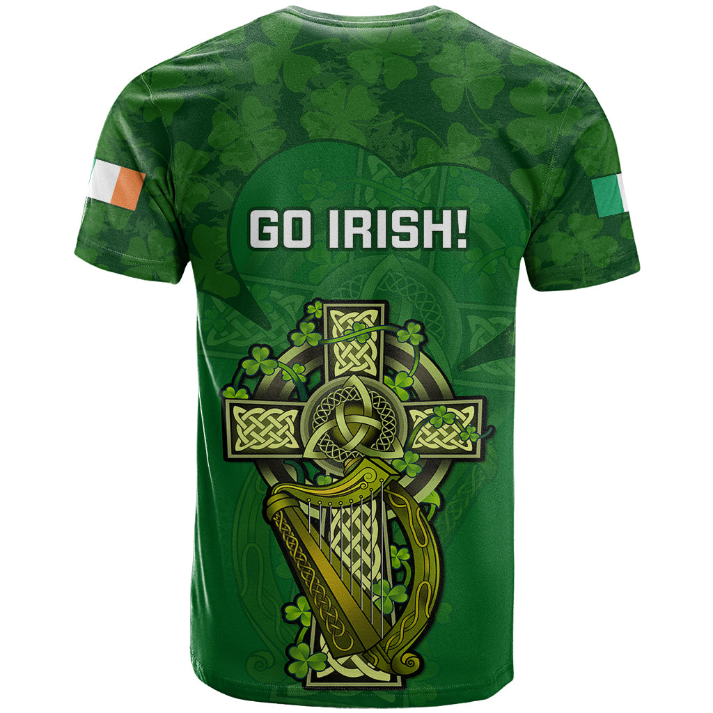 Ireland Rugby T Shirt 2023 Word Cup Celtic Cross Go Champions Irish - Wonder Print Shop