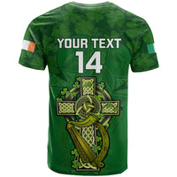 Custom Ireland Rugby T Shirt 2023 Word Cup Celtic Cross Go Champions Irish - Wonder Print Shop