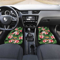 Pineapple Skull Aloha Hawaii Car Mats Summer Vibes Tropical Seamless Pattern - Wonder Print Shop