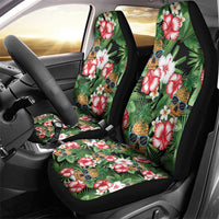 Pineapple Skull Aloha Hawaii Car Seat Cover Summer Vibes Tropical Seamless Pattern - Wonder Print Shop