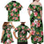 Pineapple Skull Aloha Hawaii Family Matching Off Shoulder Maxi Dress and Hawaiian Shirt Summer Vibes Tropical Seamless Pattern - Wonder Print Shop