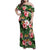 Pineapple Skull Aloha Hawaii Family Matching Off Shoulder Maxi Dress and Hawaiian Shirt Summer Vibes Tropical Seamless Pattern - Wonder Print Shop