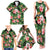 Pineapple Skull Aloha Hawaii Family Matching Tank Maxi Dress and Hawaiian Shirt Summer Vibes Tropical Seamless Pattern - Wonder Print Shop