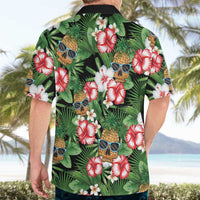Pineapple Skull Aloha Hawaii Hawaiian Shirt Summer Vibes Tropical Seamless Pattern - Wonder Print Shop