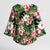 Pineapple Skull Aloha Hawaii Kimono Sleeve Blouse Summer Vibes Tropical Seamless Pattern - Wonder Print Shop