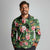 Pineapple Skull Aloha Hawaii Long Sleeve Polo Shirt Summer Vibes Tropical Seamless Pattern - Wonder Print Shop