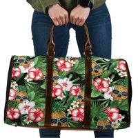 Pineapple Skull Aloha Hawaii Travel Bag Summer Vibes Tropical Seamless Pattern - Wonder Print Shop