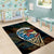 Aloha Hawaii Surfing Skull Area Rug Shaka Skeleton Ride The Waves - Wonder Print Shop