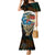 Aloha Hawaii Surfing Skull Family Matching Mermaid Dress and Hawaiian Shirt Shaka Skeleton Ride The Waves - Wonder Print Shop