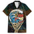 Aloha Hawaii Surfing Skull Family Matching Off Shoulder Short Dress and Hawaiian Shirt Shaka Skeleton Ride The Waves - Wonder Print Shop