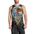Aloha Hawaii Surfing Skull Men Tank Top Shaka Skeleton Ride The Waves - Wonder Print Shop