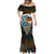 Aloha Hawaii Surfing Skull Mermaid Dress Shaka Skeleton Ride The Waves - Wonder Print Shop