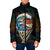 Aloha Hawaii Surfing Skull Padded Jacket Shaka Skeleton Ride The Waves - Wonder Print Shop