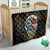 Aloha Hawaii Surfing Skull Quilt Shaka Skeleton Ride The Waves - Wonder Print Shop