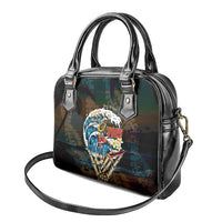 Aloha Hawaii Surfing Skull Shoulder Handbag Shaka Skeleton Ride The Waves - Wonder Print Shop