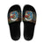 Aloha Hawaii Surfing Skull Slide Sandals Shaka Skeleton Ride The Waves - Wonder Print Shop