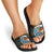 Aloha Hawaii Surfing Skull Slide Sandals Shaka Skeleton Ride The Waves - Wonder Print Shop