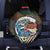 Aloha Hawaii Surfing Skull Spare Tire Cover Shaka Skeleton Ride The Waves - Wonder Print Shop