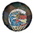 Aloha Hawaii Surfing Skull Spare Tire Cover Shaka Skeleton Ride The Waves - Wonder Print Shop